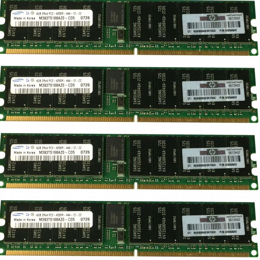 [AB566A] Оперативная Память Hp Ddr2 16gb Ab566a