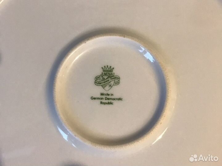 Антикварное столовое блюдо Graf von Henneberg Герм