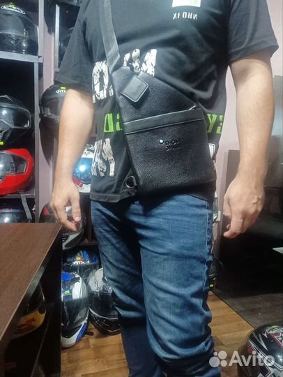 Наплечная мотосумка новая