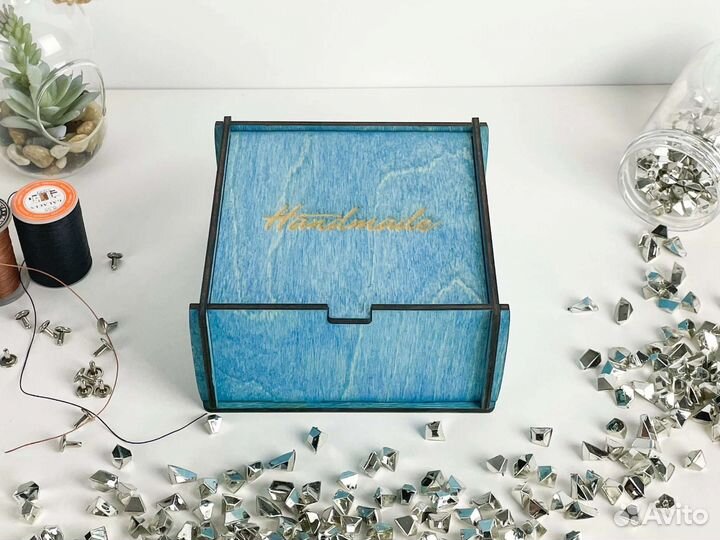 Коробка подарочная деревянная