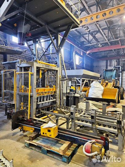 Бетонный завод 30 м3/ч, силос, вибропресс, формы