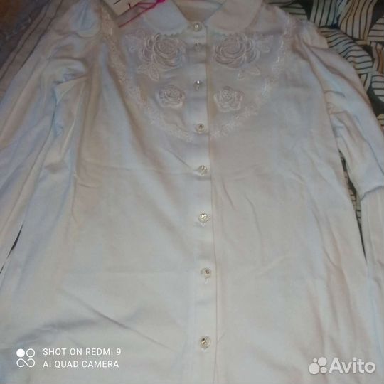 Блузка рубашка на девочку