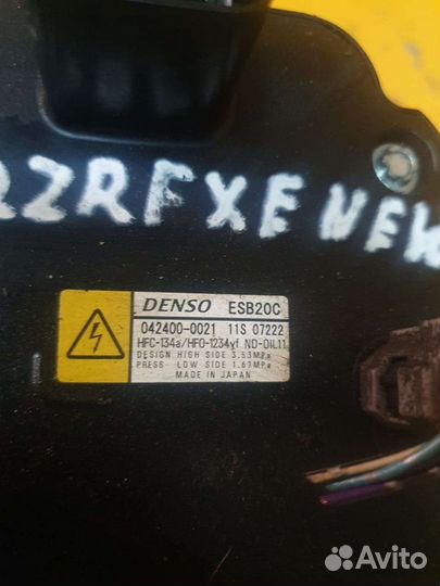 Компрессор кондиционера 1.8 2zrfxe 2ZR-FXE toyota