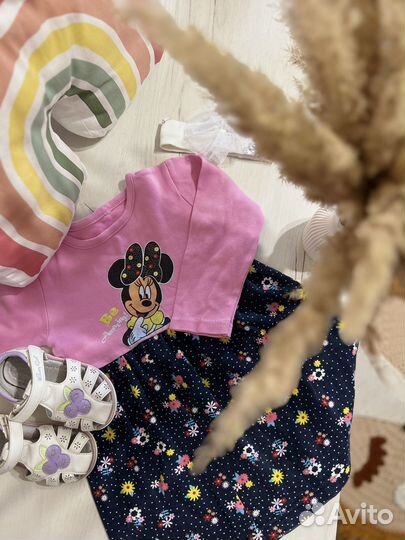 Вещи пакетом на девочку 98