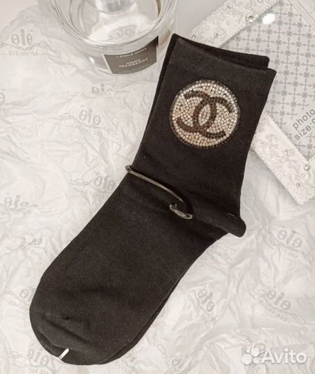 Носочки со стразами