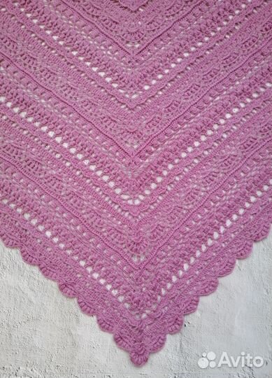 Шаль ручной работы