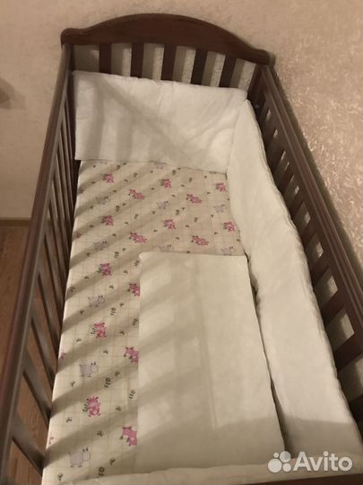 Детская кроватка Лель с маятником