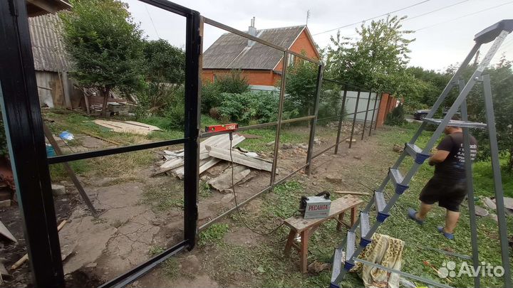 Установка заборов,навесов