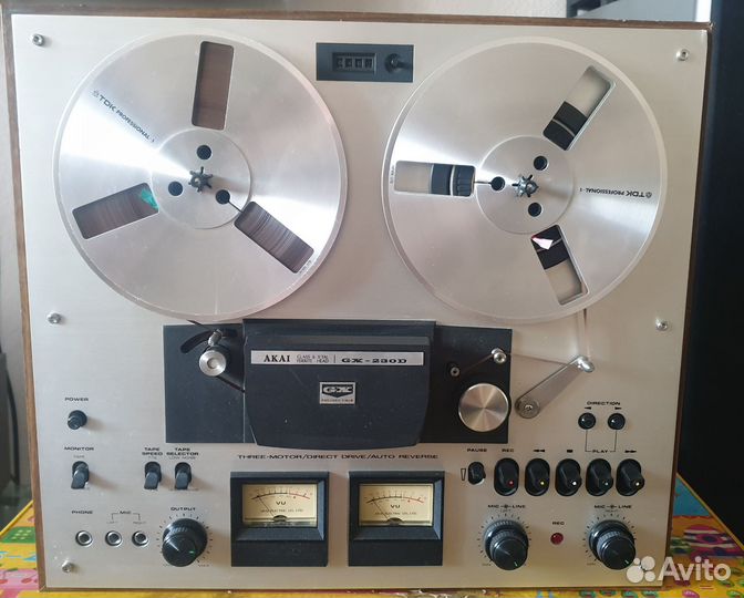 Катушечный магнитофон akai GX-230D