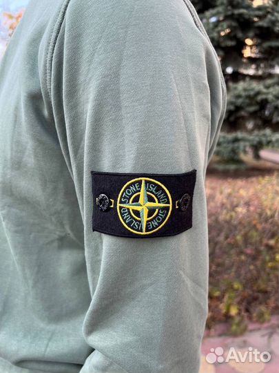 Свитшот stone island хаки