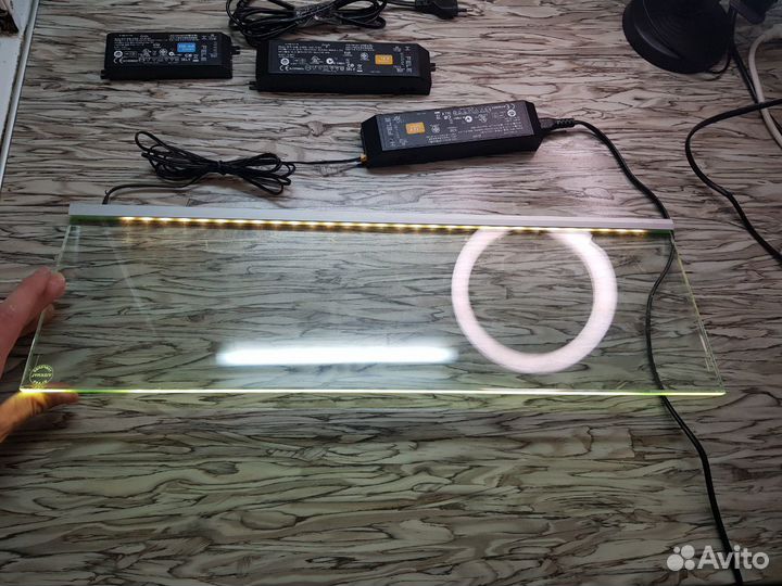 Стеклянная Светодиодная Полка