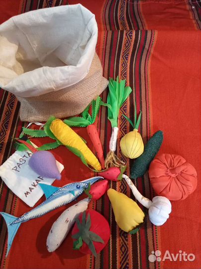 Развивающие детские игрушки IKEA. Овощи. Подарок