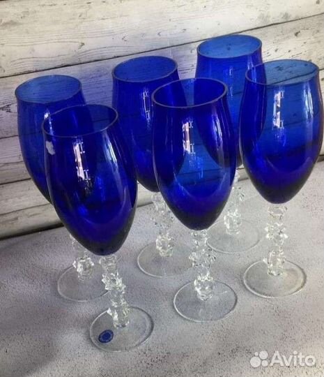 Хрустальные фужеры бокалы