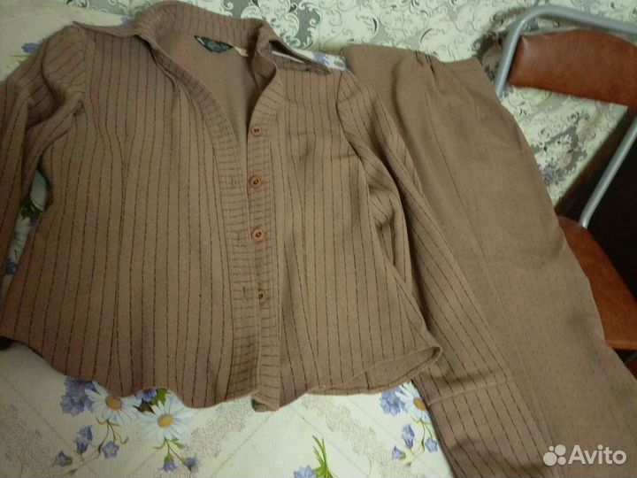 Костюм тройка женский брючной с пиджаком