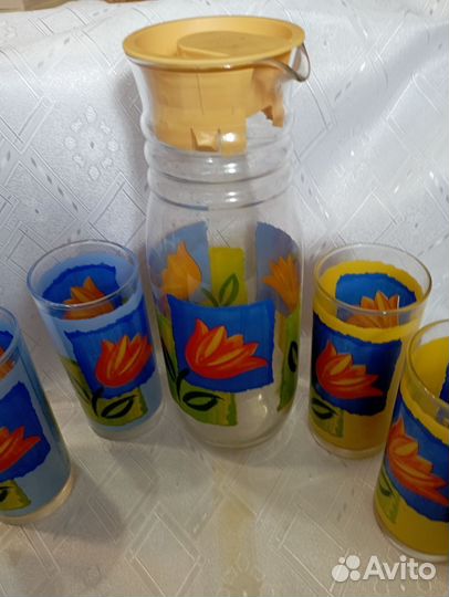 Набор кувшин и стаканы Люминарк