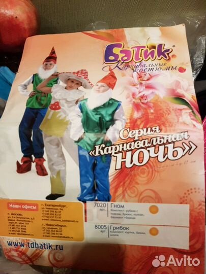 Карнавальный костюм Гнома напрокат