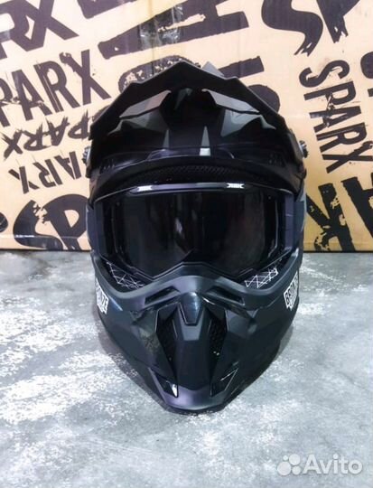 Мотоочки для мотокросса и эндуро черные RSX Blast