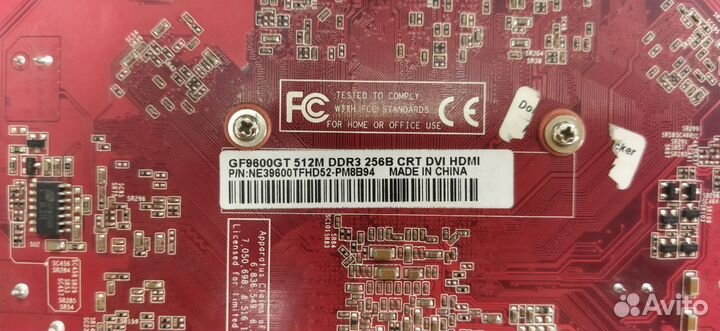 Видеокарта Palit GeForce 9600 GT 512Mb 256 bit