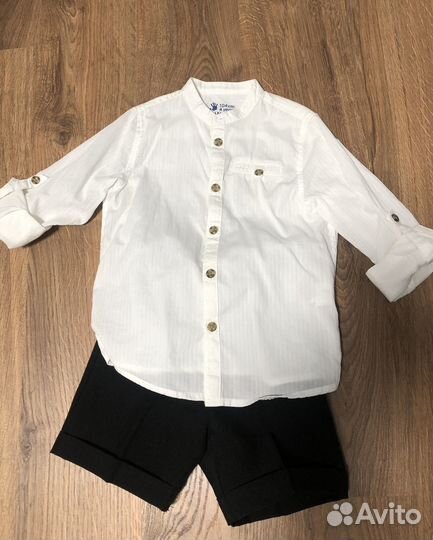 Белая рубашка и Шорты 104