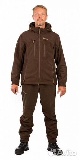 Костюм Nova Tex Якут pride флис, коричневый, р.52