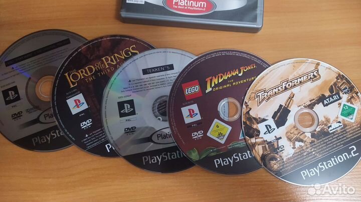 Диски, игры PS2 лот