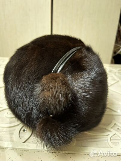 Шапка из норки женская
