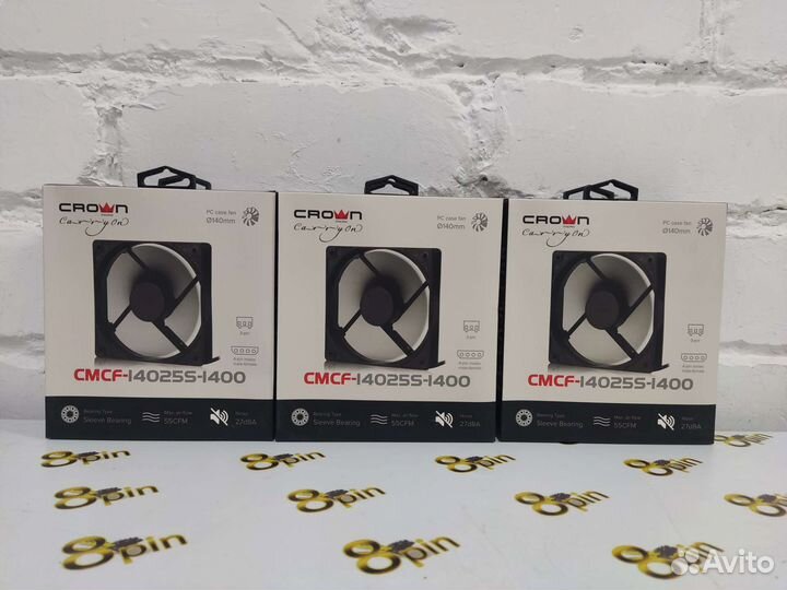 Вентилятор для корпуса crown 140mm