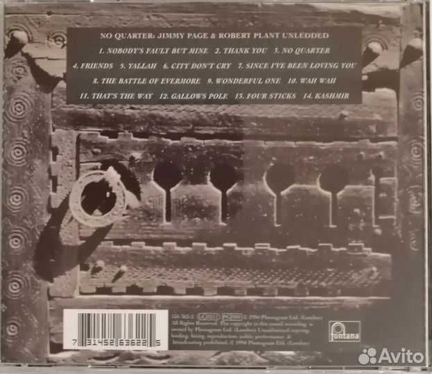 CD Jimmy Page & Robert Plant – No Quarter