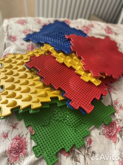 Ортопедический игровой детский коврик (пазл)