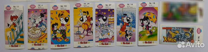 Наклейки от жвачек 90 х