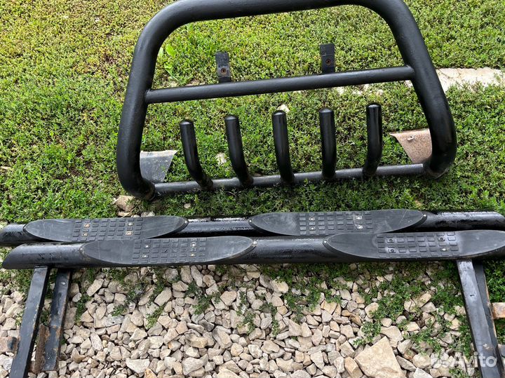 Кенгурятник и пороги нива шевроле