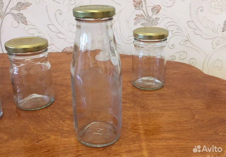 Банки стеклянные 0,2 для свечей йогуртов специй