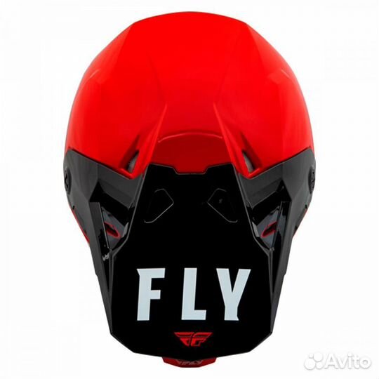 Шлем FLY racing formula CP Slant Красно-чёрный