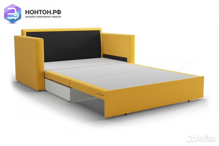 Диван выкатной Берг желтый