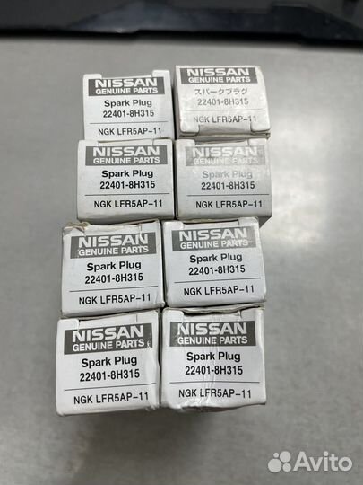 Свечи зажигания nissan 224018h315 за 4шт