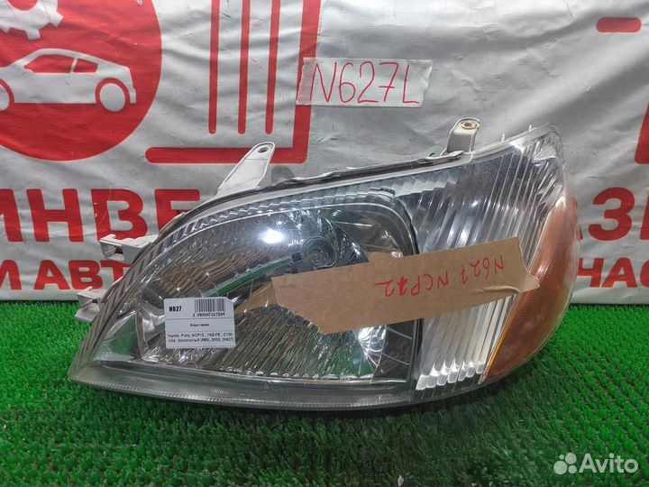 Оптика: Фара левая, Toyota, Platz, NCP12, Скл.№ N6