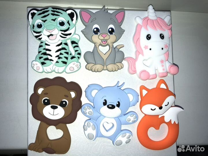 Именной держатель для соски/грызунок