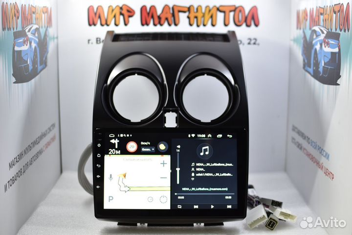 Магнитола Nissan Qashqai J10 Android