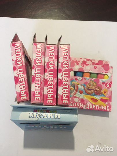 Краски гуашевые и мелки