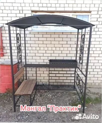 Мангал С печкой под казан