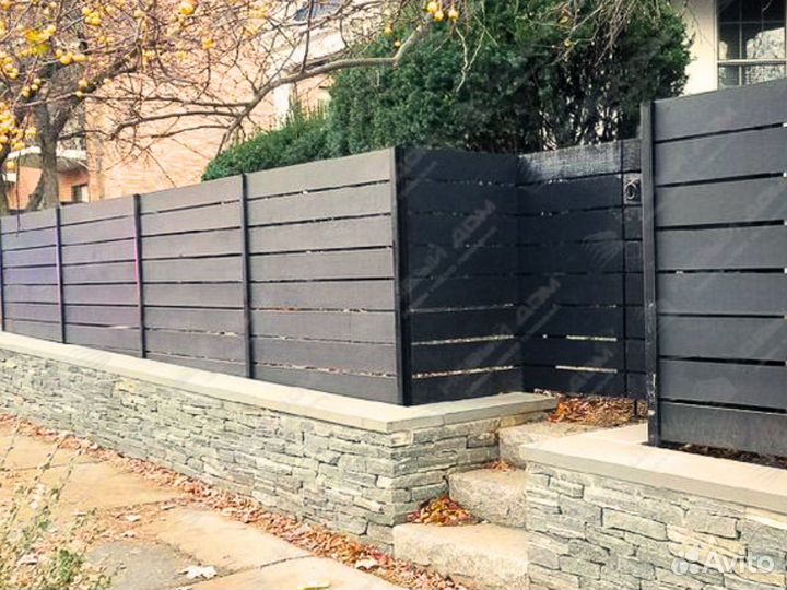 Забор Ранчо горизонтальный