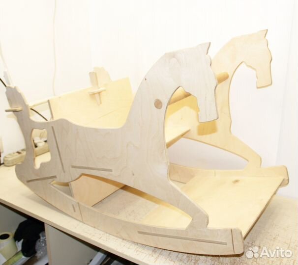 Стульчик + Качалка + Парта (3 в 1) Лошадка