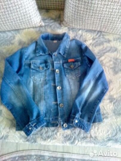 Джинсовая куртка р.S- M
