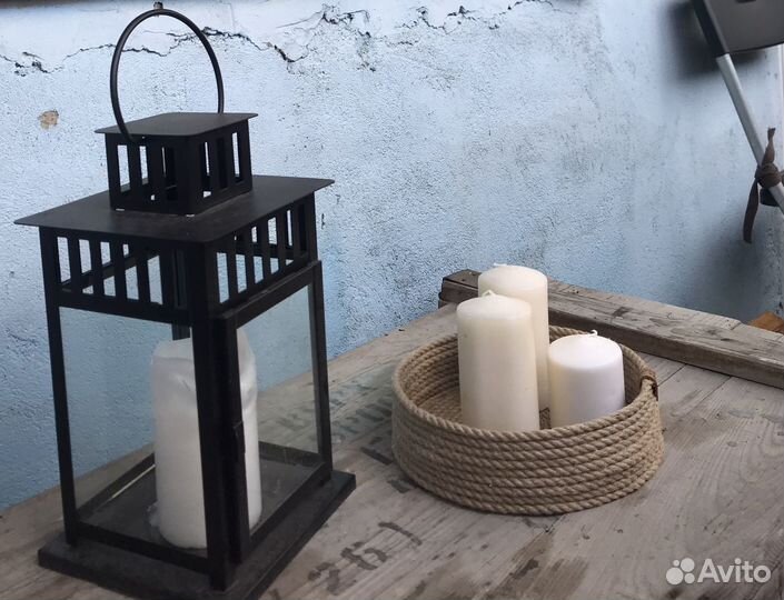 Корзинка джутовая