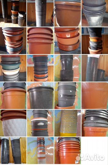 Цветочные кашпо и горшки большие