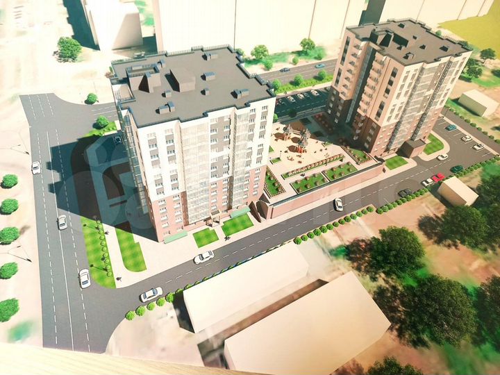 2-к. квартира, 60,1 м², 4/12 эт.