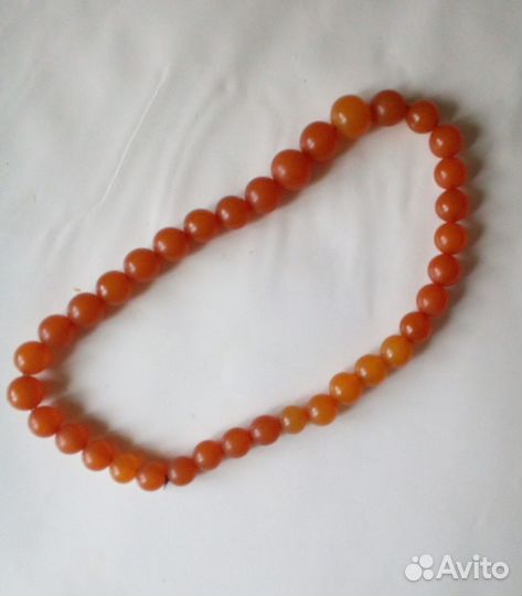 Бусы янтарные из СССР