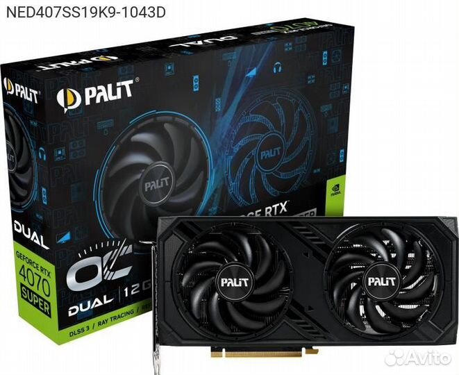 NED407SS19K9-1043D, Видеокарта Palit GeForce RTX 4