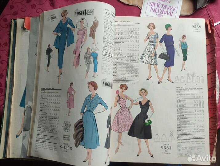 Каталог моды журнала vogue 1959 года