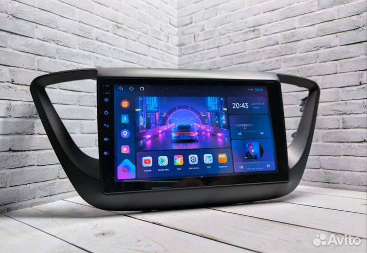 Магнитола Android с экраном на Kia Rio